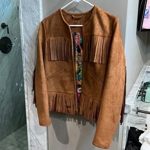 Mother fringe jacket